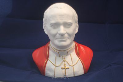 Papież Jan Paweł II - popiersie duże kolor