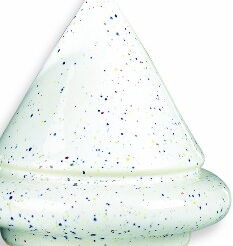 confetti biały z kolorowymi kropkami